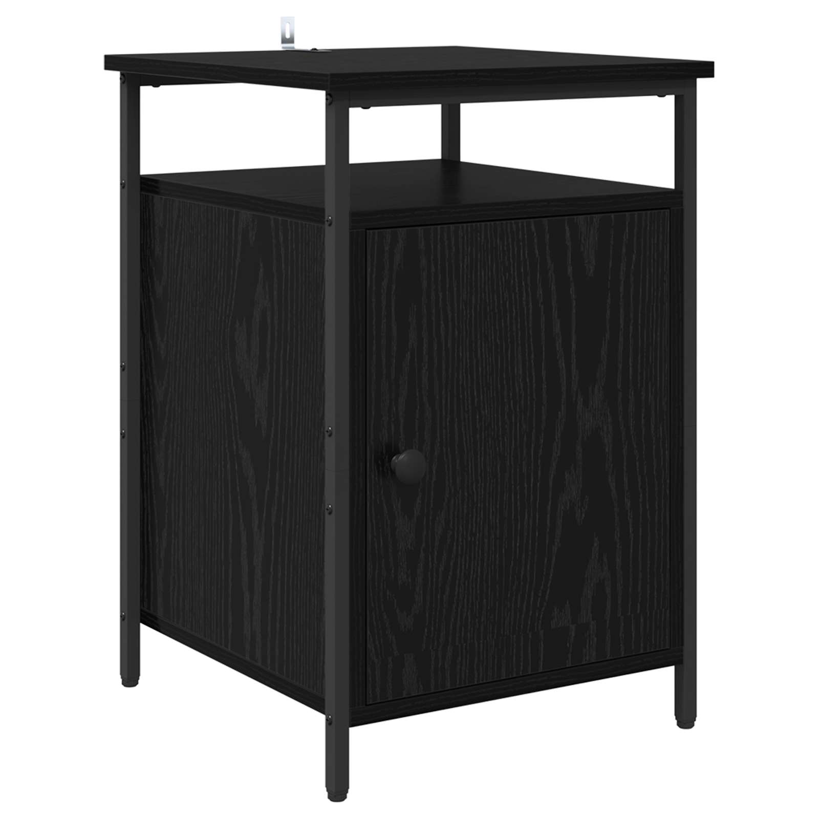 Noćni ormar 2 pcs Crni hrast 40 x 42 x 60cm Konstruirano drvo