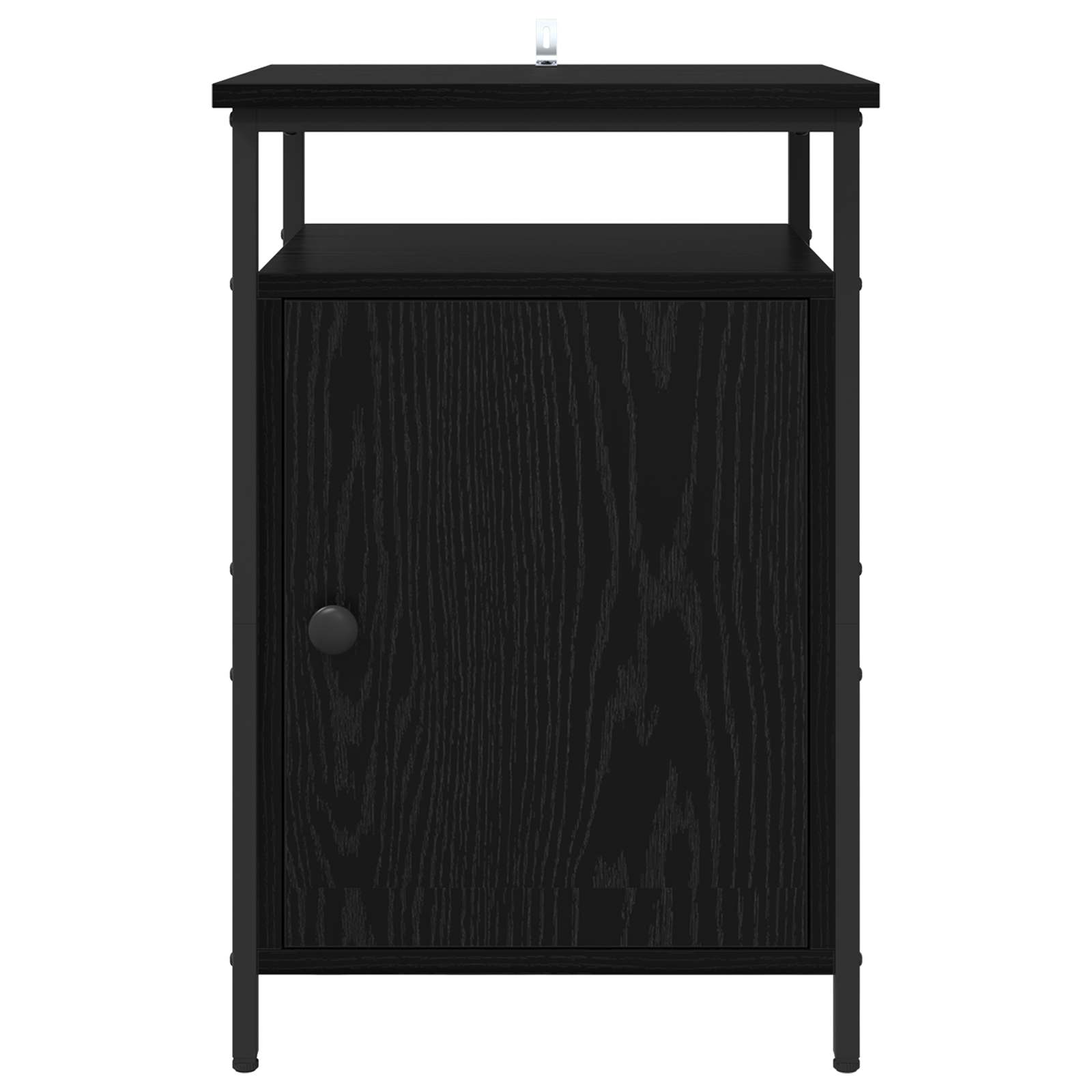 Noćni ormar 2 pcs Crni hrast 40 x 42 x 60cm Konstruirano drvo