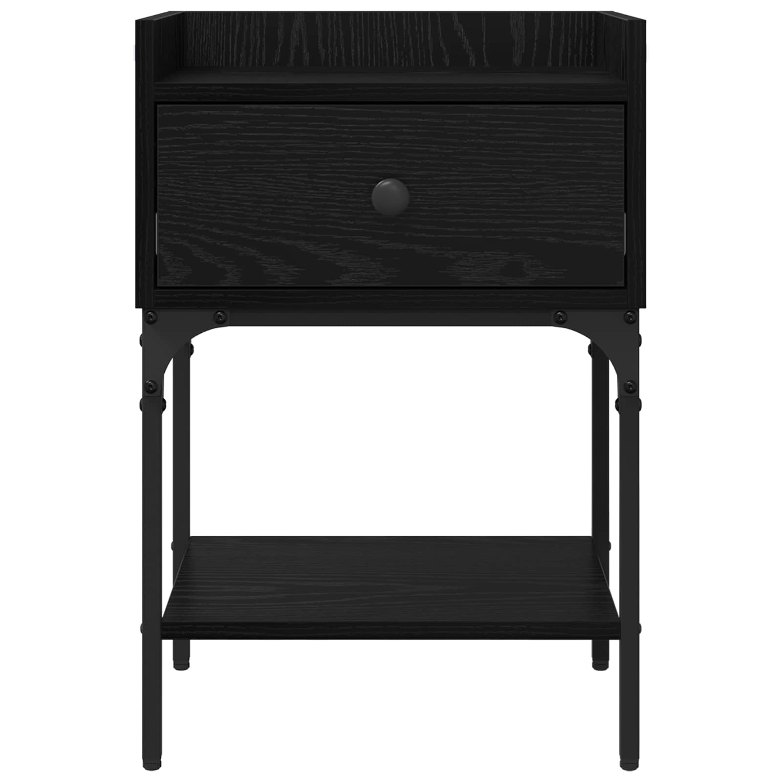 Noćni ormarić s ladicama 2 pcs Crni hrast 40 x 29 x 60 cm
