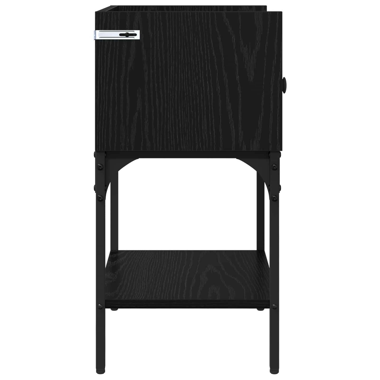 Noćni ormarić s ladicama 2 pcs Crni hrast 40 x 29 x 60 cm