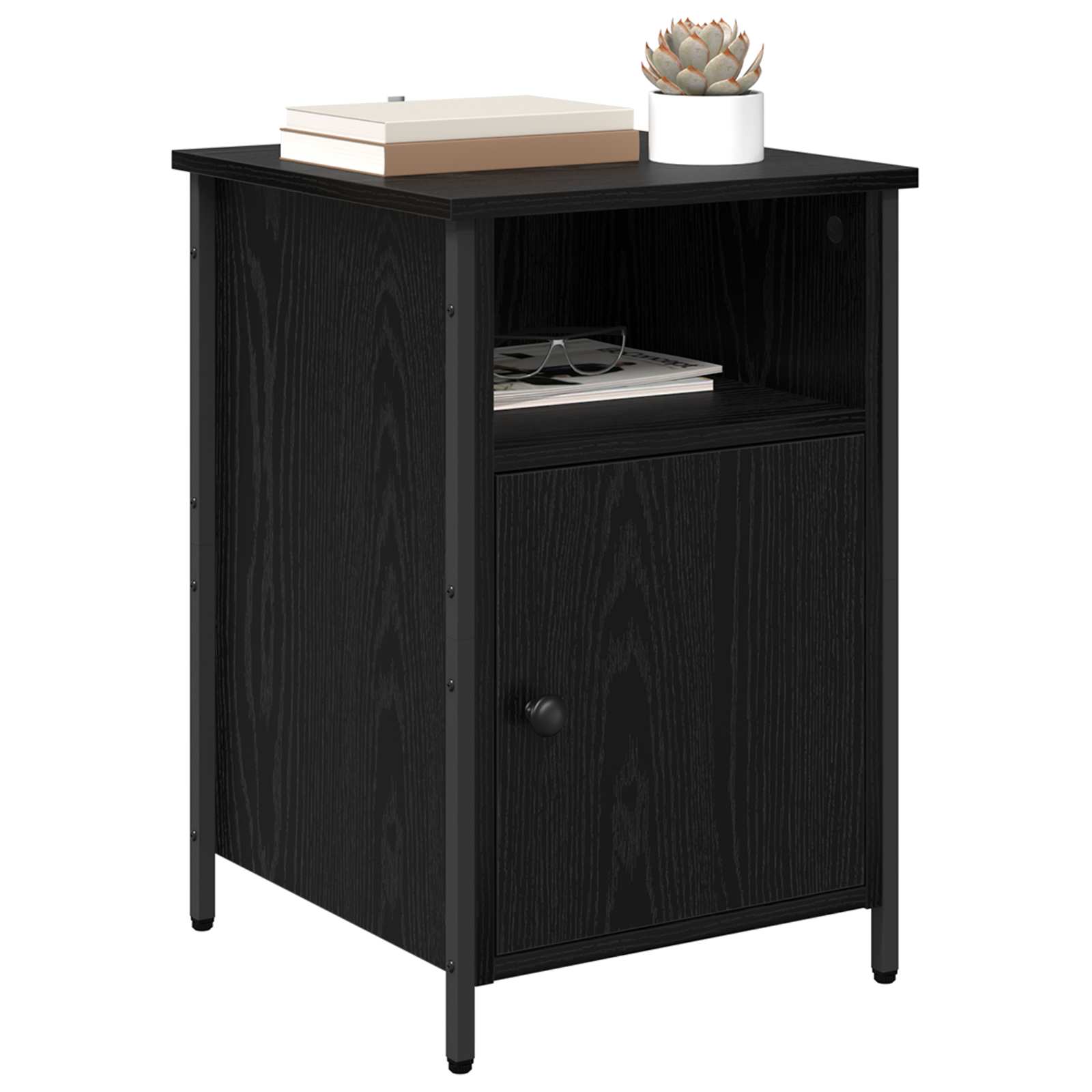 Noćni ormar Crni hrast 40 x 42 x 60 cm Konstruirano drvo