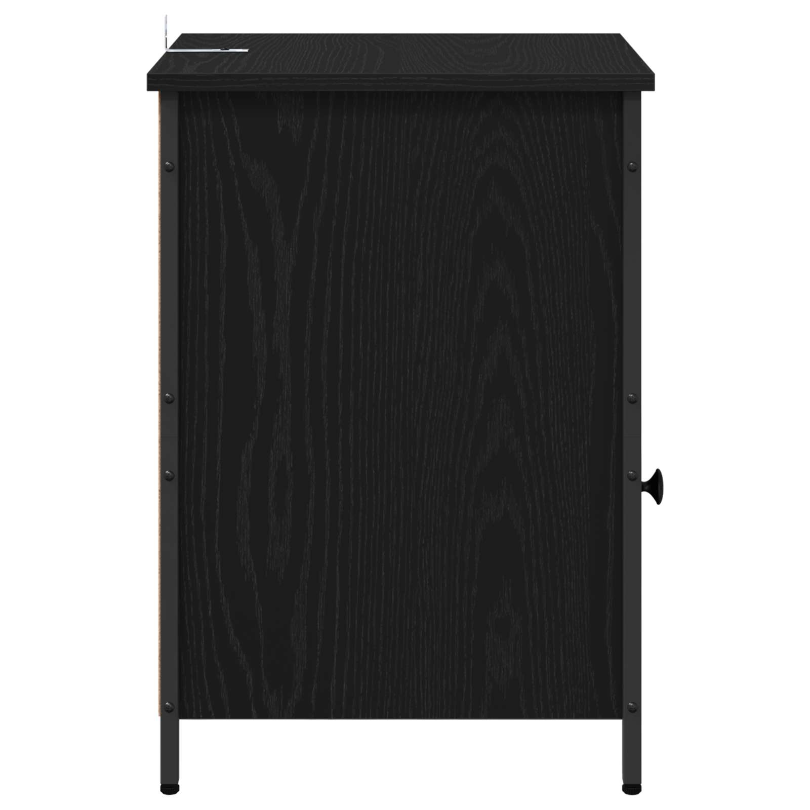 Noćni ormar 2 pcs Crni hrast 40 x 42 x 60 cm Konstruirano drvo