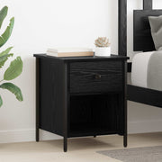 Noćni ormar 2 pcs Crni hrast 40 x 42 x 50 cm Konstruirano drvo