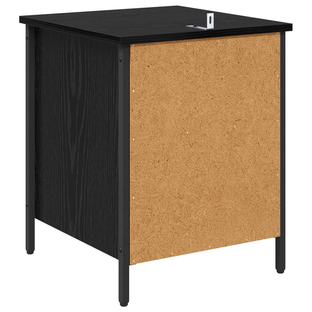 Noćni ormar 2 pcs Crni hrast 40 x 42 x 50 cm Konstruirano drvo