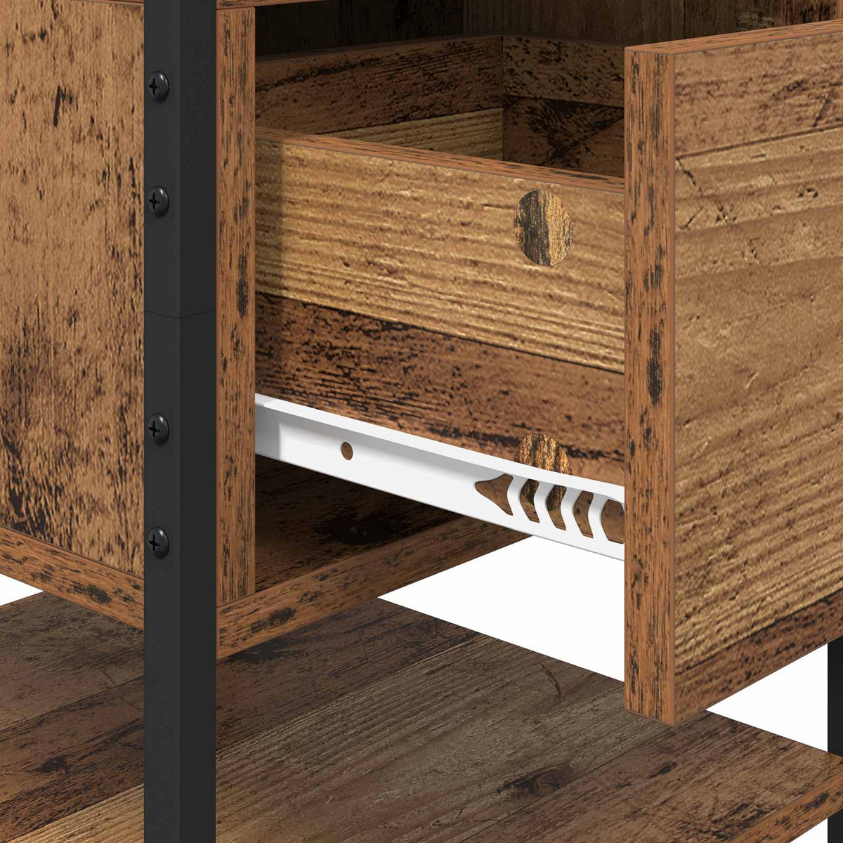 Noćni ormar 2 pcs Staro drvo 40 x 42 x 56 cm Konstruirano drvo