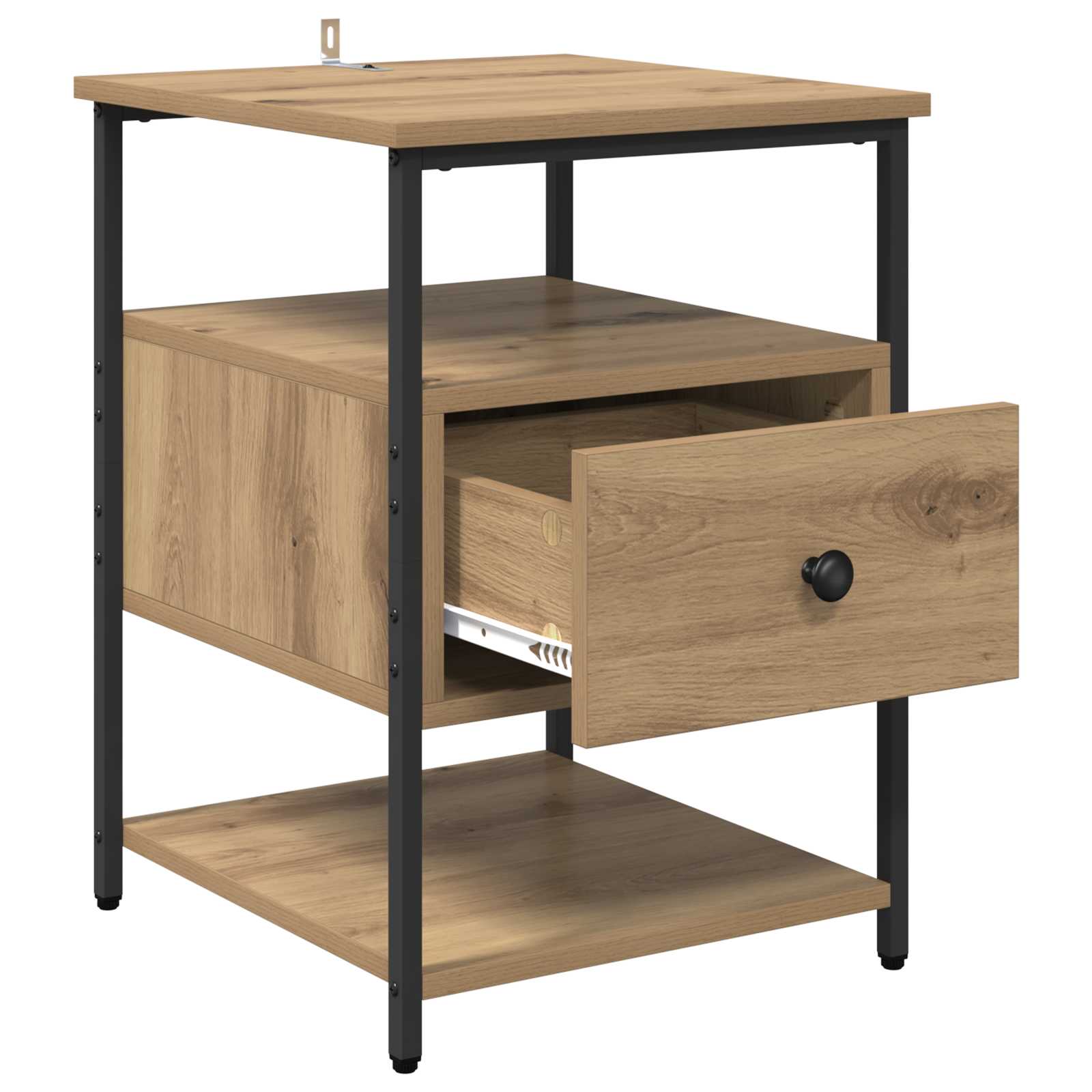 Noćni ormar s ladicama 2 pcs Umjetnički hrast 40 x 42 x 56 cm