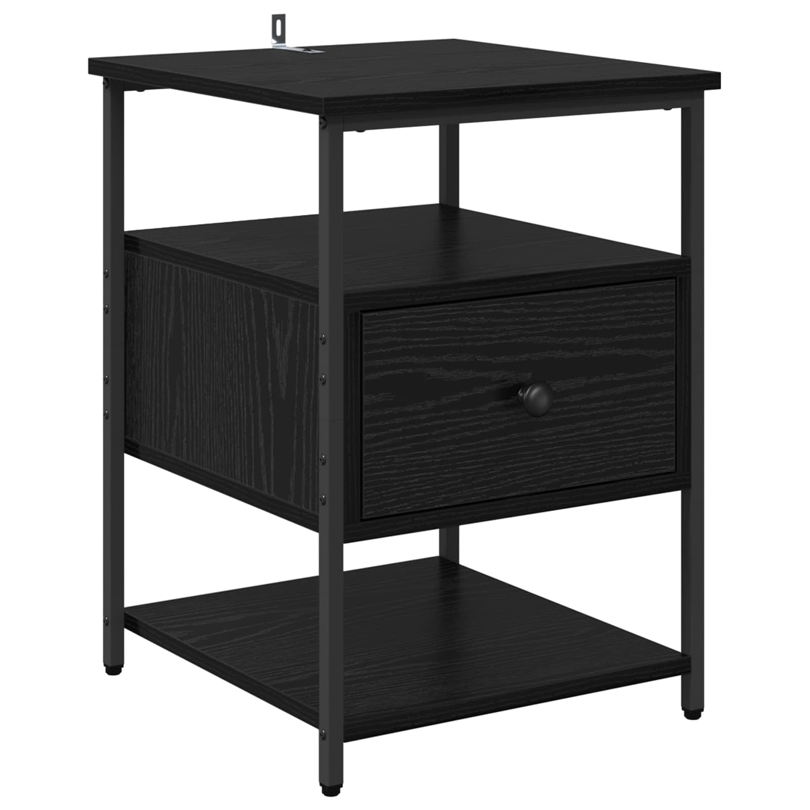 Noćni ormar 2 pcs Crni hrast 40 x 42 x 56 cm Konstruirano drvo