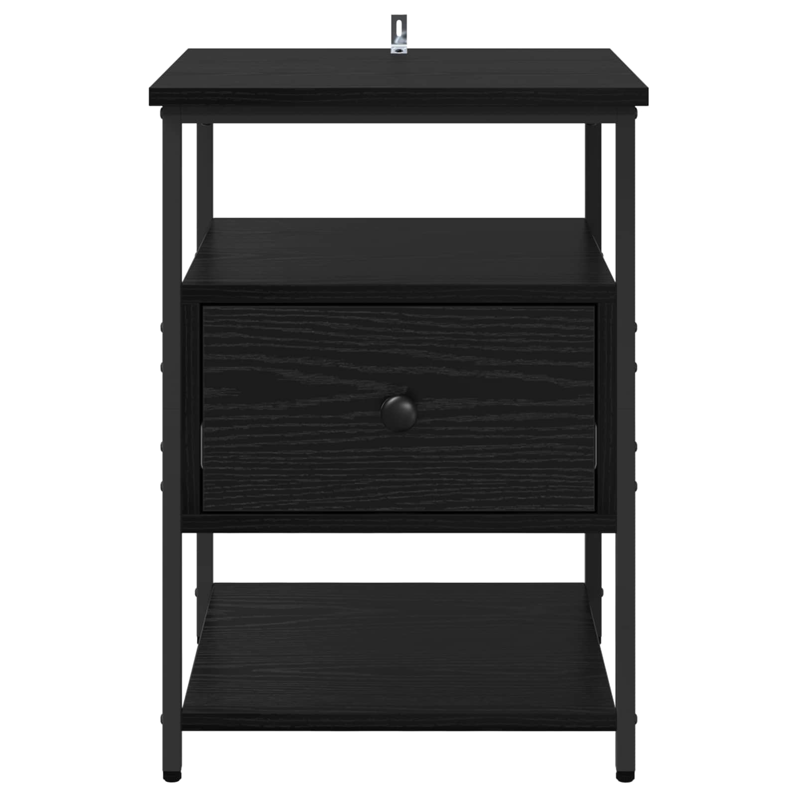 Noćni ormar 2 pcs Crni hrast 40 x 42 x 56 cm Konstruirano drvo
