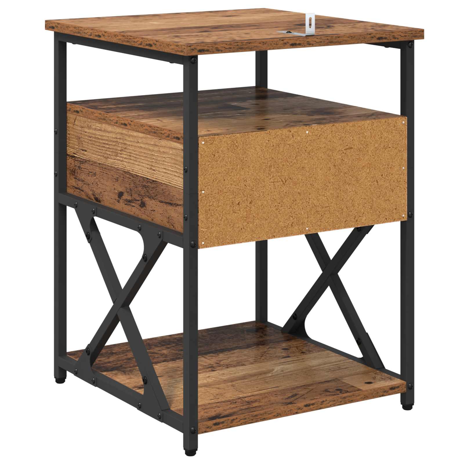 Noćni ormar 2 pcs Staro drvo 40 x 42 x 55 cm Konstruirano drvo