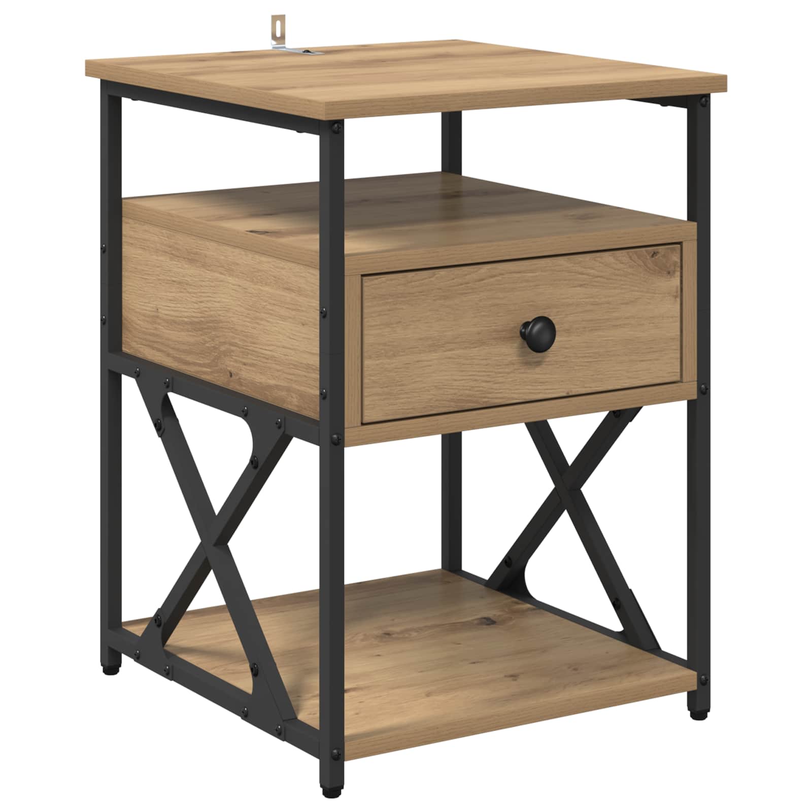 Noćni ormar s ladicama 2 pcs Umjetnički hrast 40 x 42 x 55 cm