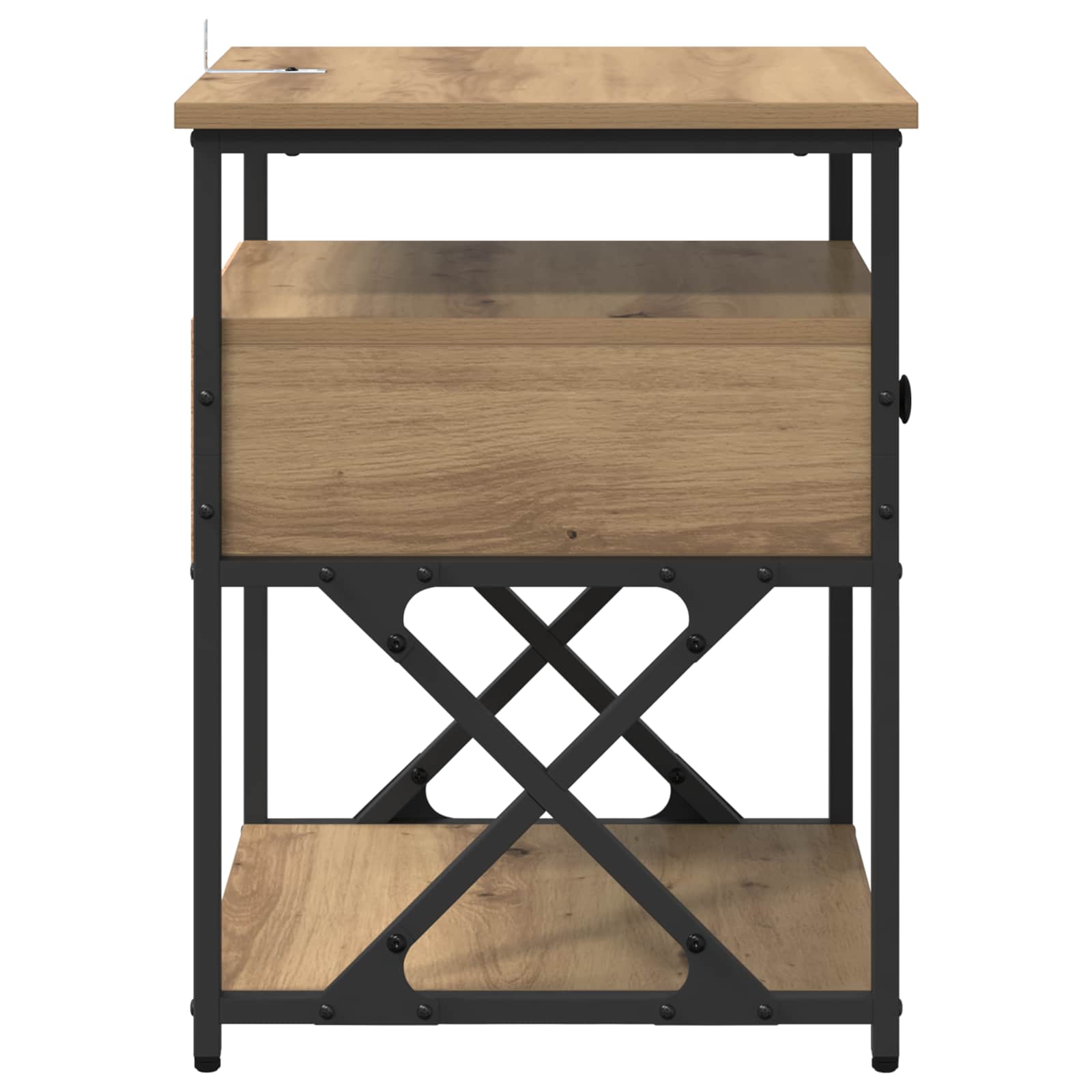 Noćni ormar s ladicama 2 pcs Umjetnički hrast 40 x 42 x 55 cm