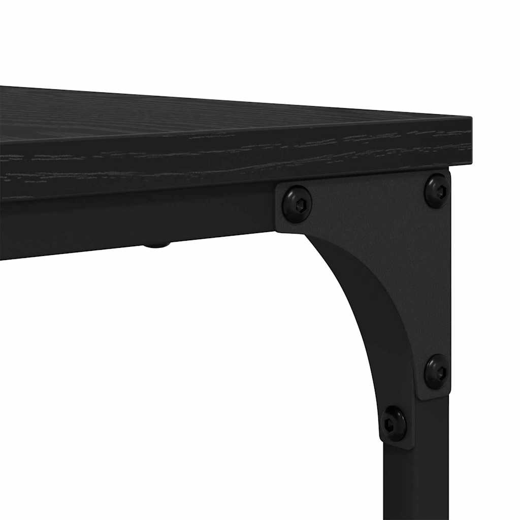 Kava Stol 2 pcs Crni hrast Konstruirano drvo