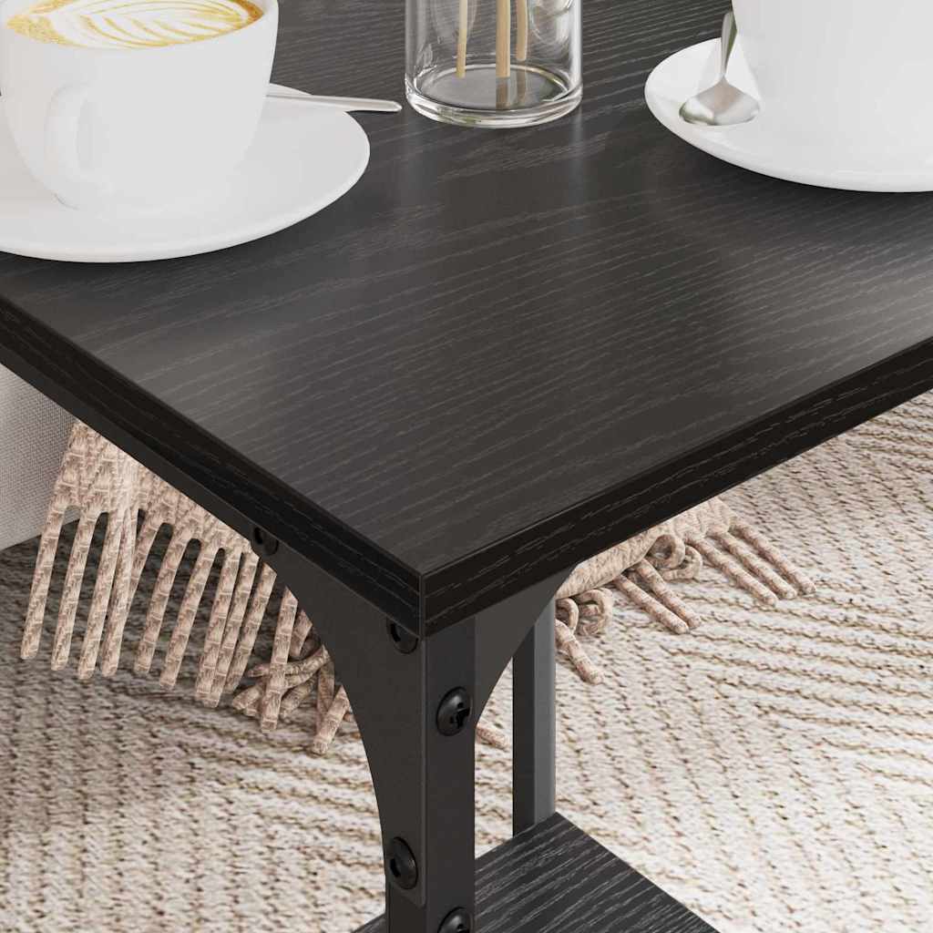 Kava Stol Crni hrast 40 x 40 x 55 cm Konstruirano drvo