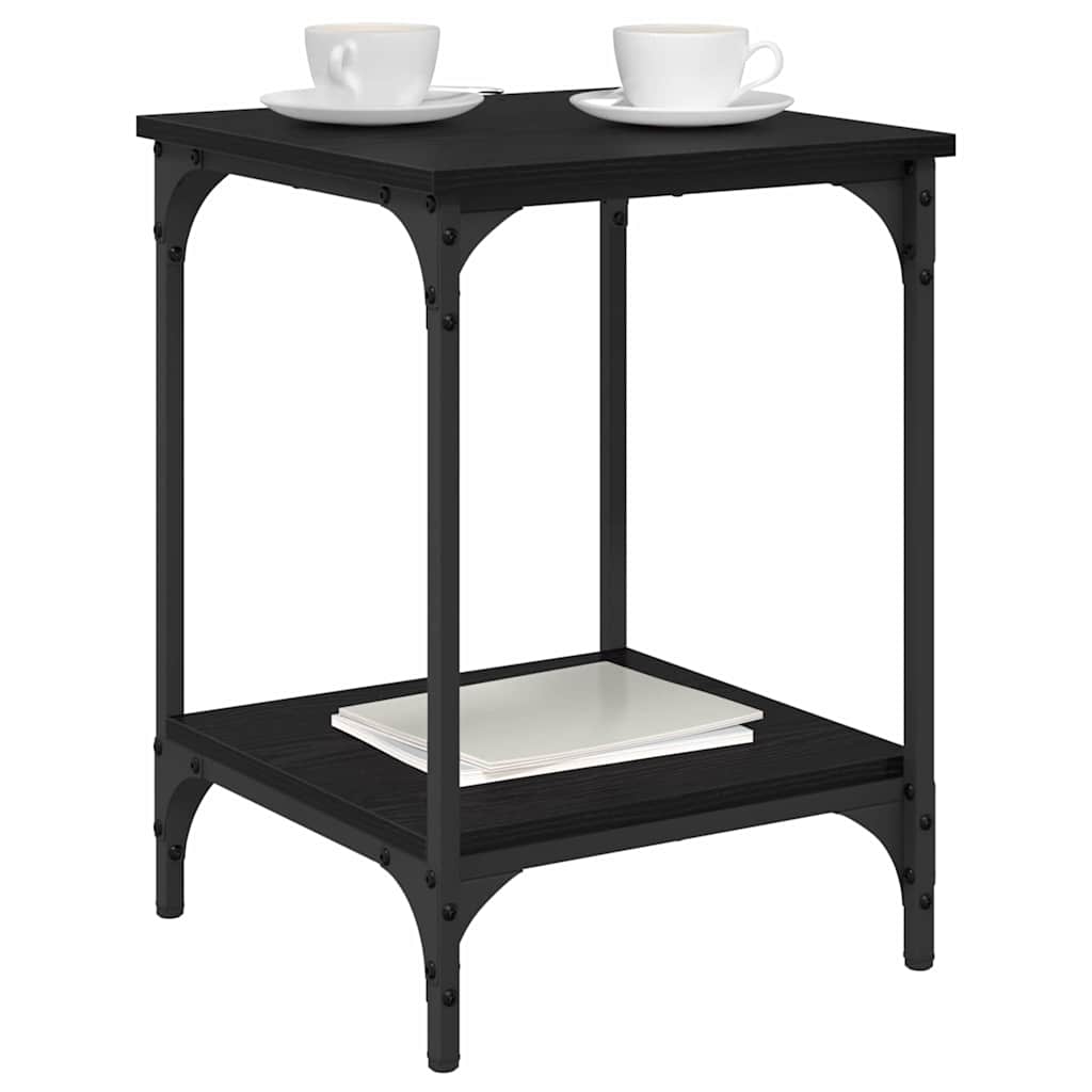 Kava Stol Crni hrast 40 x 40 x 55 cm Konstruirano drvo