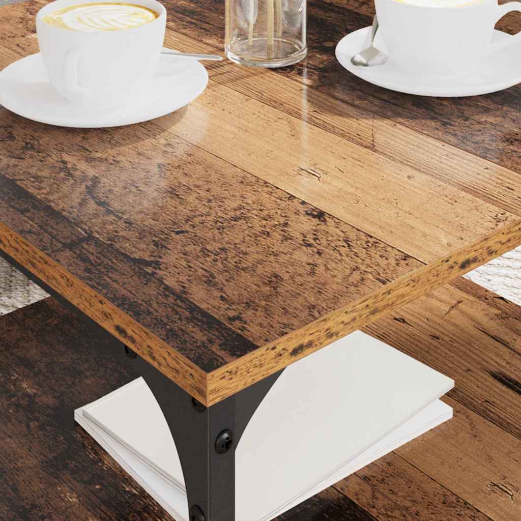 Kava Stol Staro drvo 55 x 55 x 40 cm Konstruirano drvo