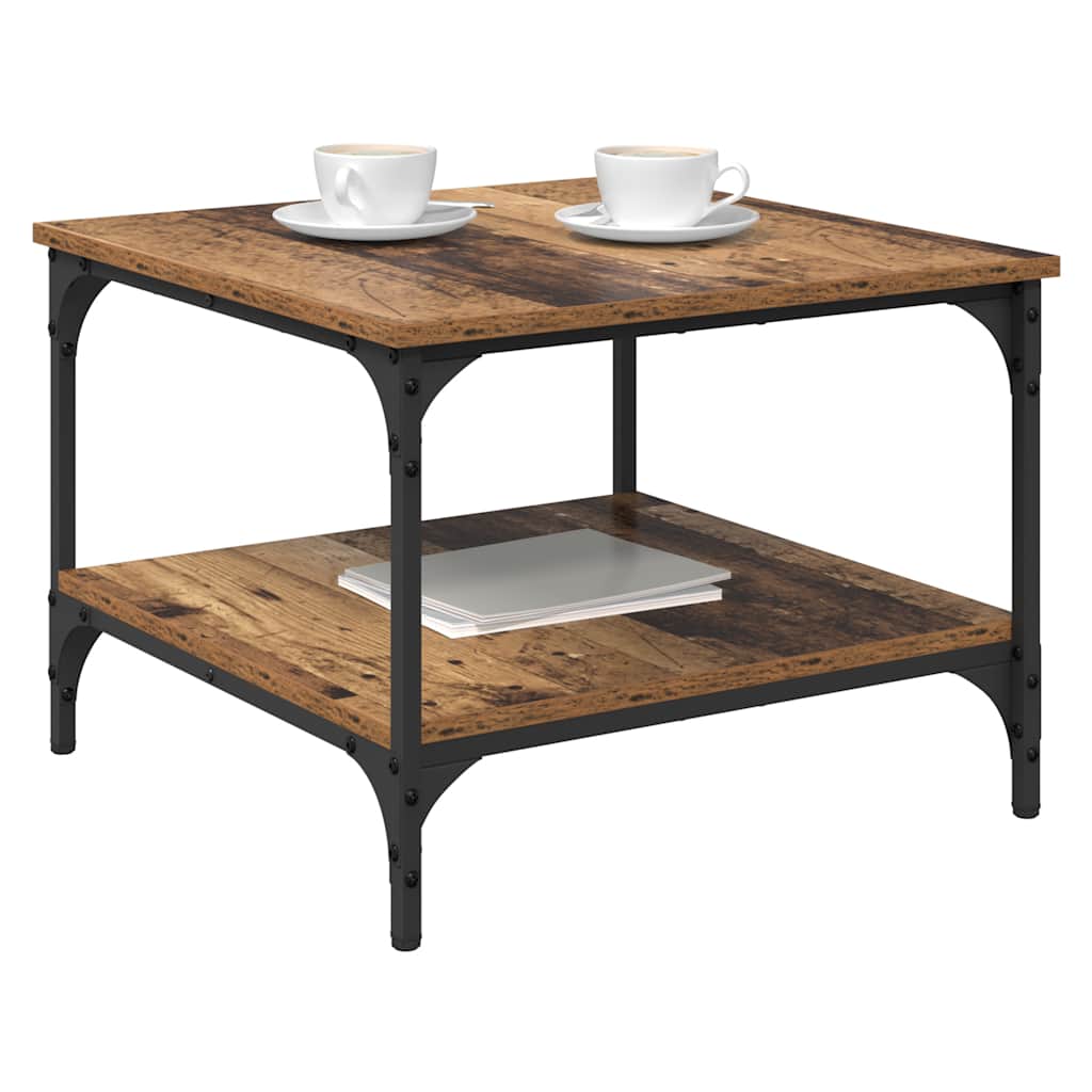 Kava Stol Staro drvo 55 x 55 x 40 cm Konstruirano drvo