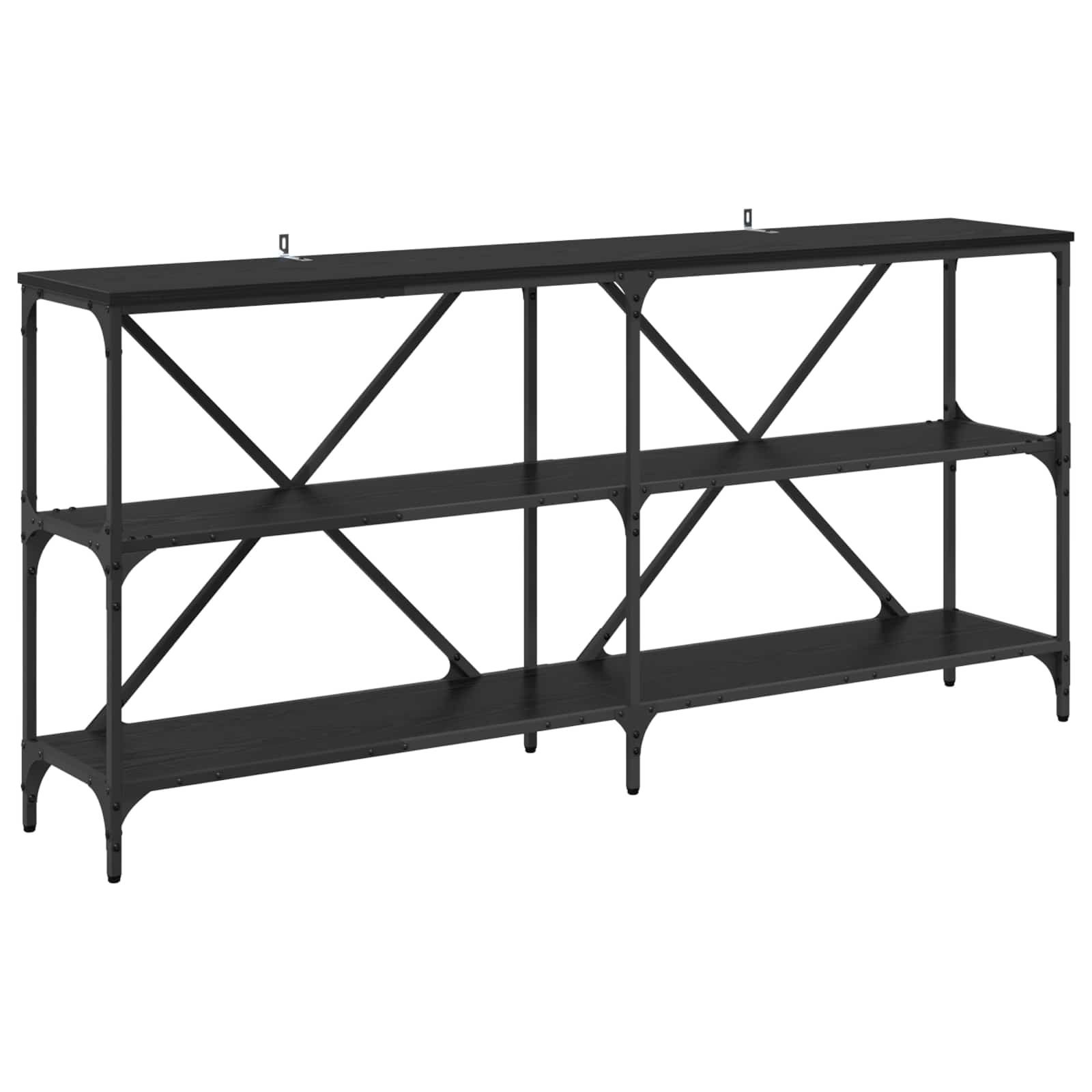 Konzolna stolica Crni hrast 160 x 30 x 75 cm Konstruirano drvo