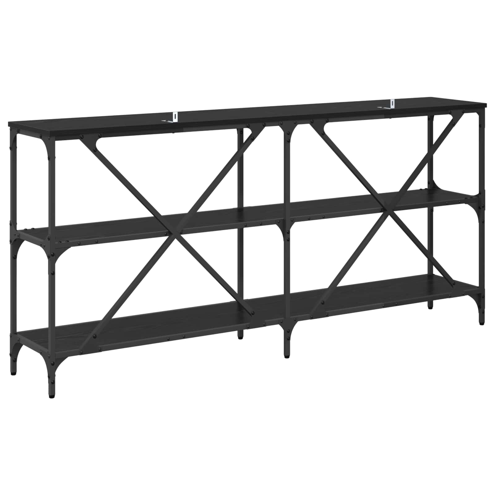 Konzolna stolica Crni hrast 160 x 30 x 75 cm Konstruirano drvo
