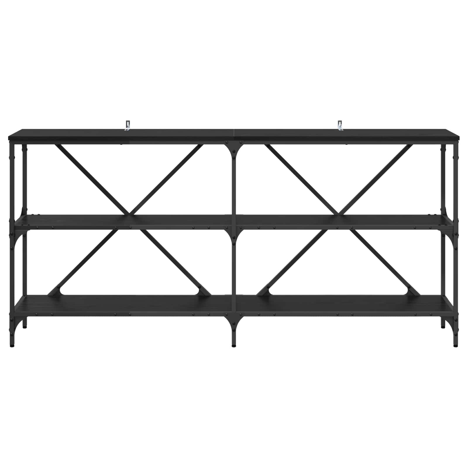 Konzolna stolica Crni hrast 160 x 30 x 75 cm Konstruirano drvo