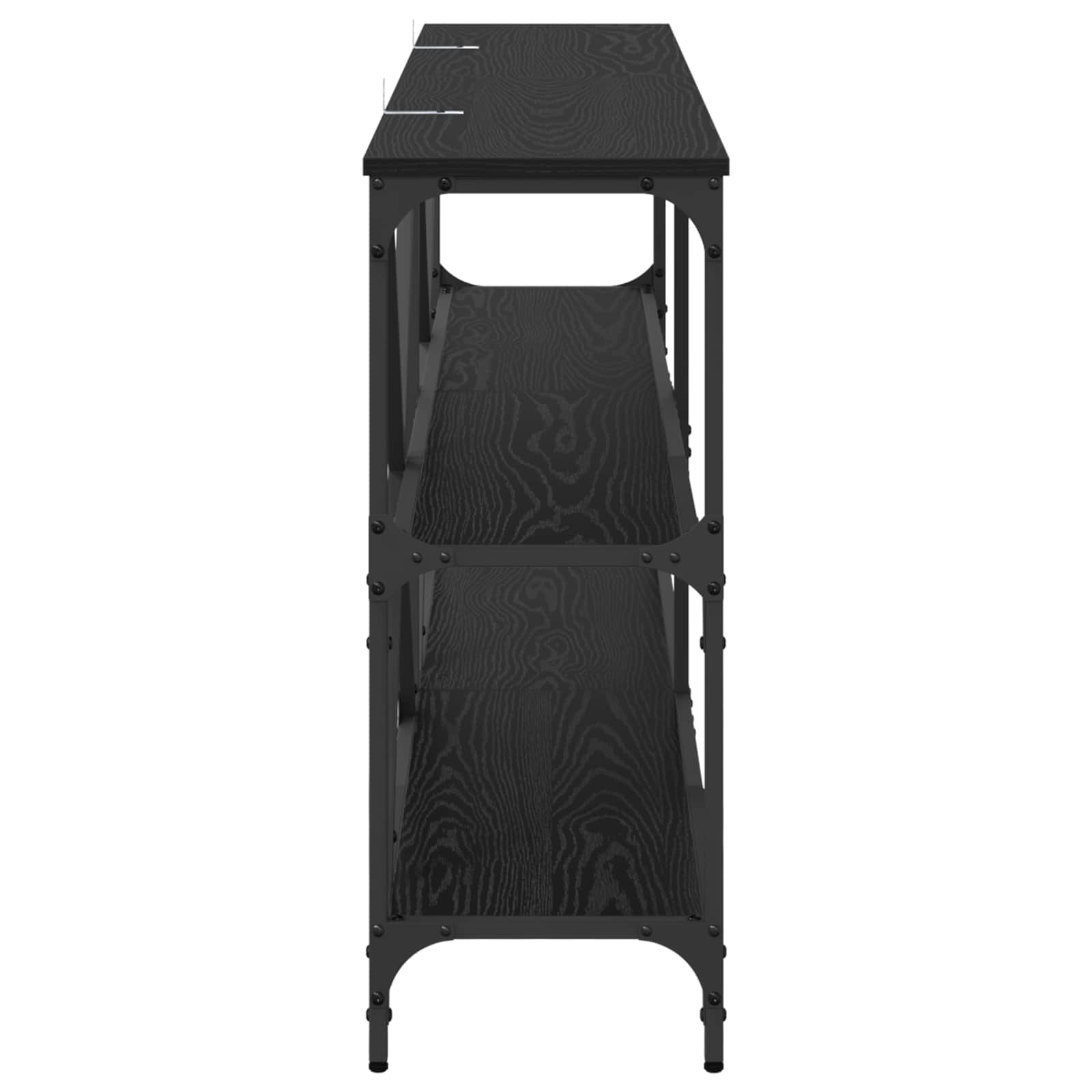 Konzolna stolica Crni hrast 160 x 30 x 75 cm Konstruirano drvo
