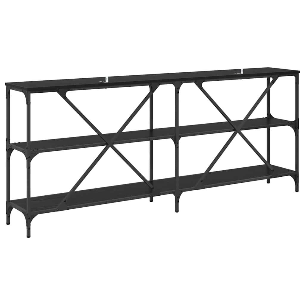 Konzolna stolica Crni hrast 180 x 30 x 75 cm Konstruirano drvo