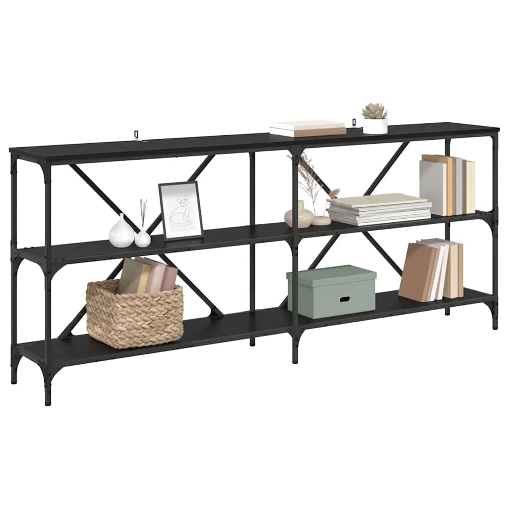 Konzolna stolica Crni hrast 180 x 30 x 75 cm Konstruirano drvo
