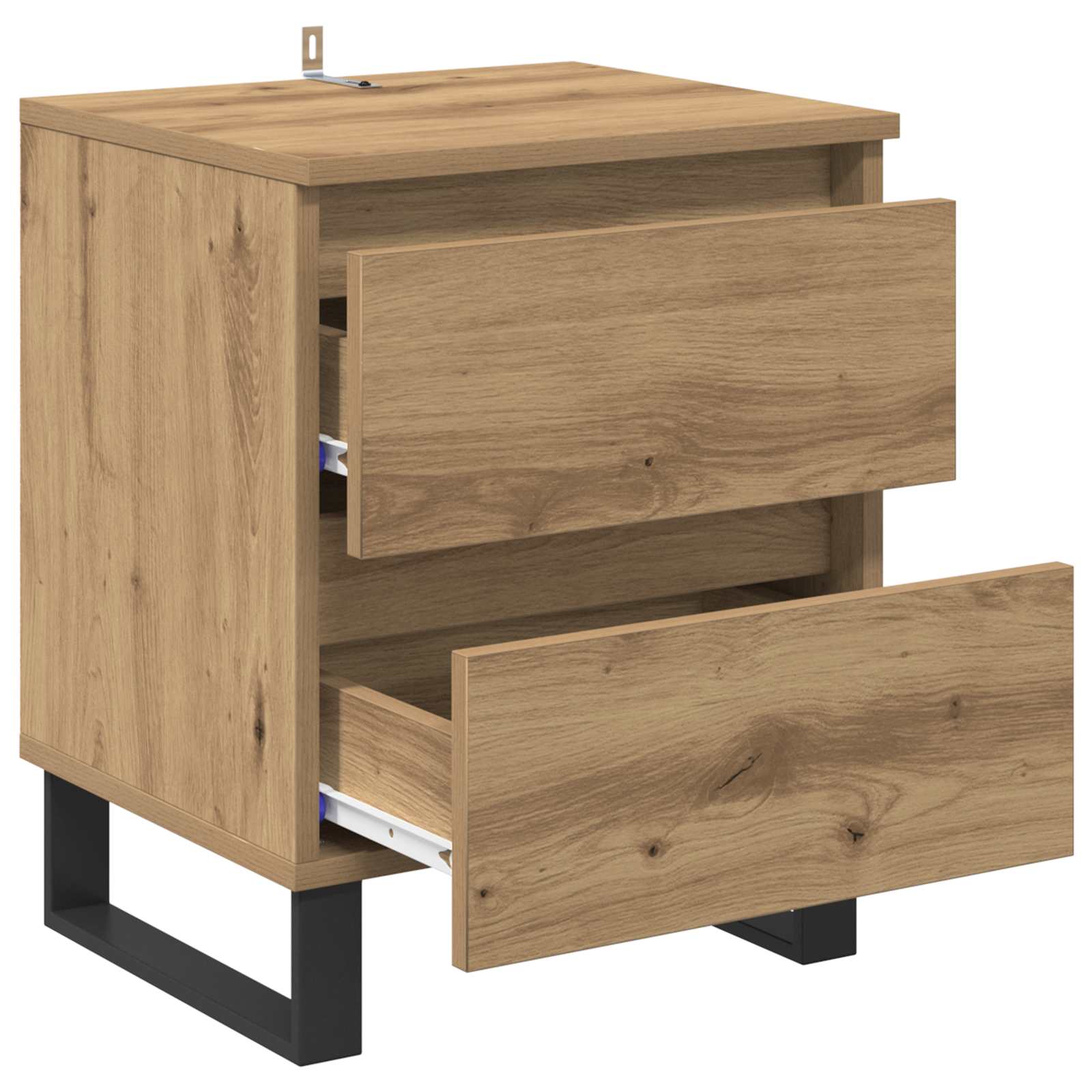 Noćni ormar s ladicama 2 pcs Umjetnički hrast 40 x 35 x 50 cm