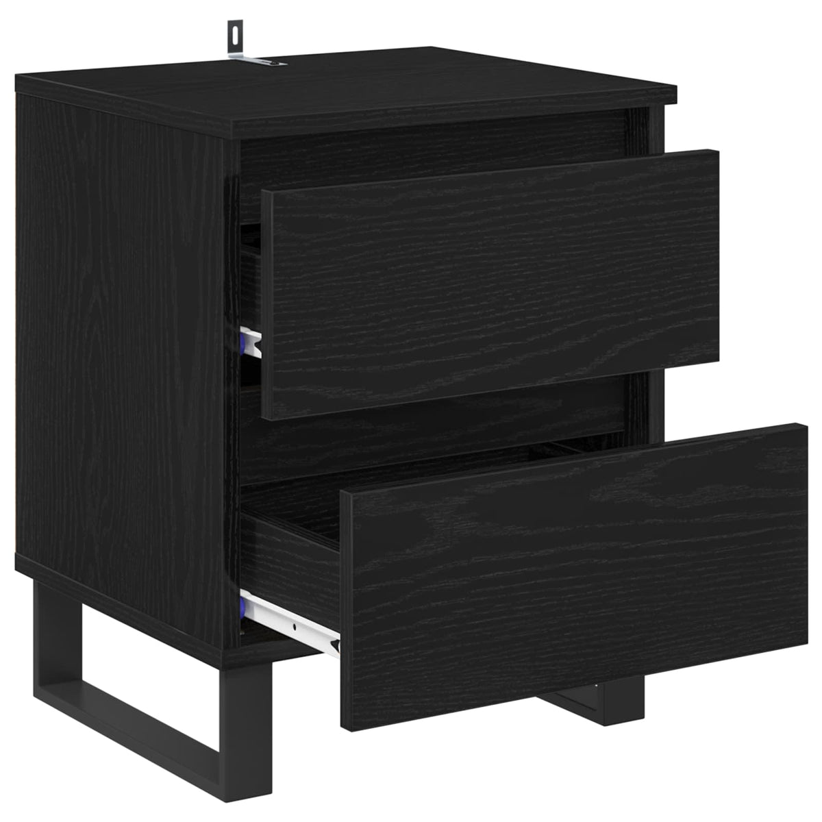 Noćni ormar Crni hrast 40 x 35 x 50 cm Konstruirano drvo