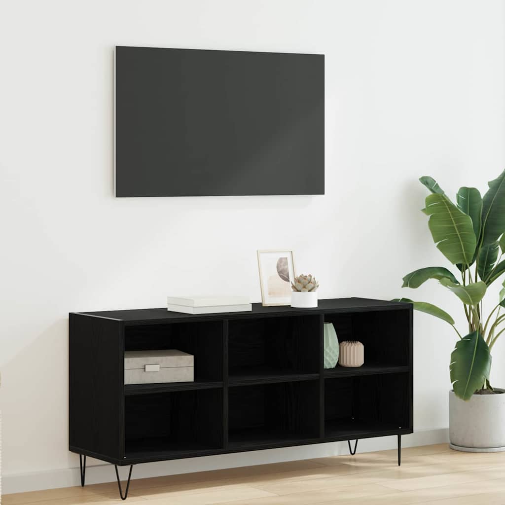 TV ormar Crni hrast 103,5 x 30 x 50 cm Konstruirano drvo