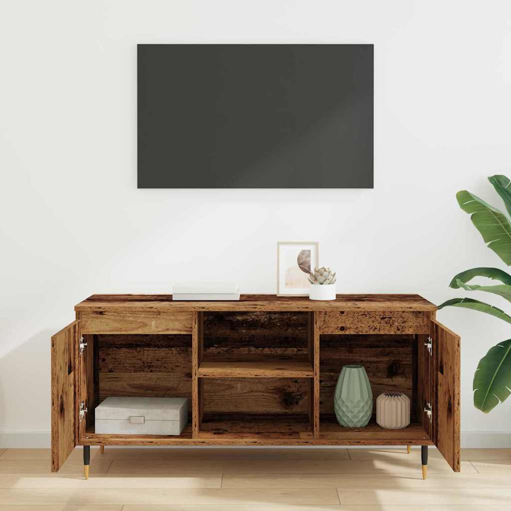 TV ormar Staro drvo 104 x 35 x 50 cm Konstruirano drvo