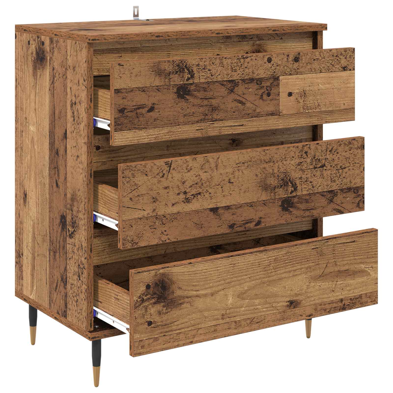 Kreveta s ladicama Staro drvo 60 x 35 x 70 cm Konstruirano drvo