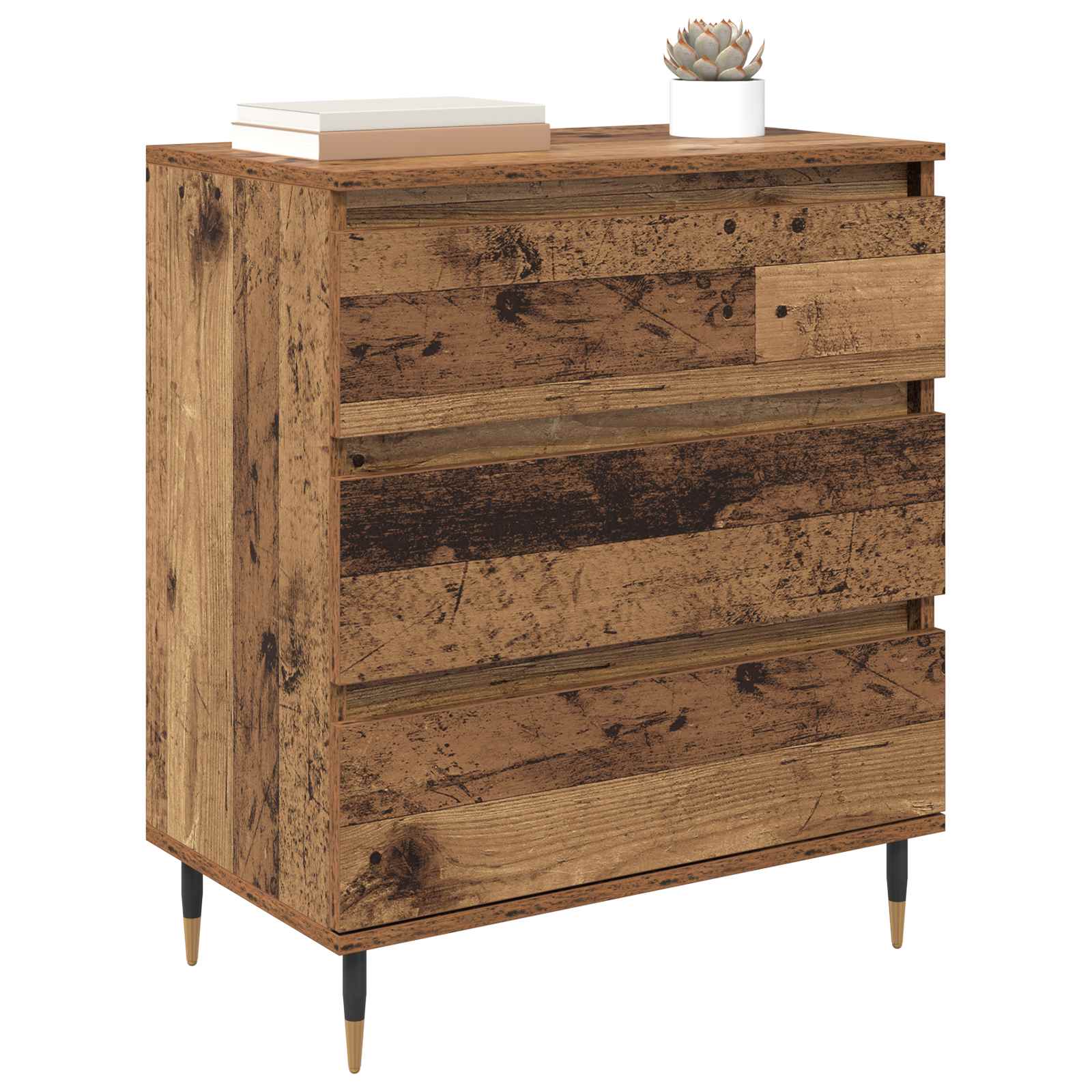 Kreveta s ladicama Staro drvo 60 x 35 x 70 cm Konstruirano drvo