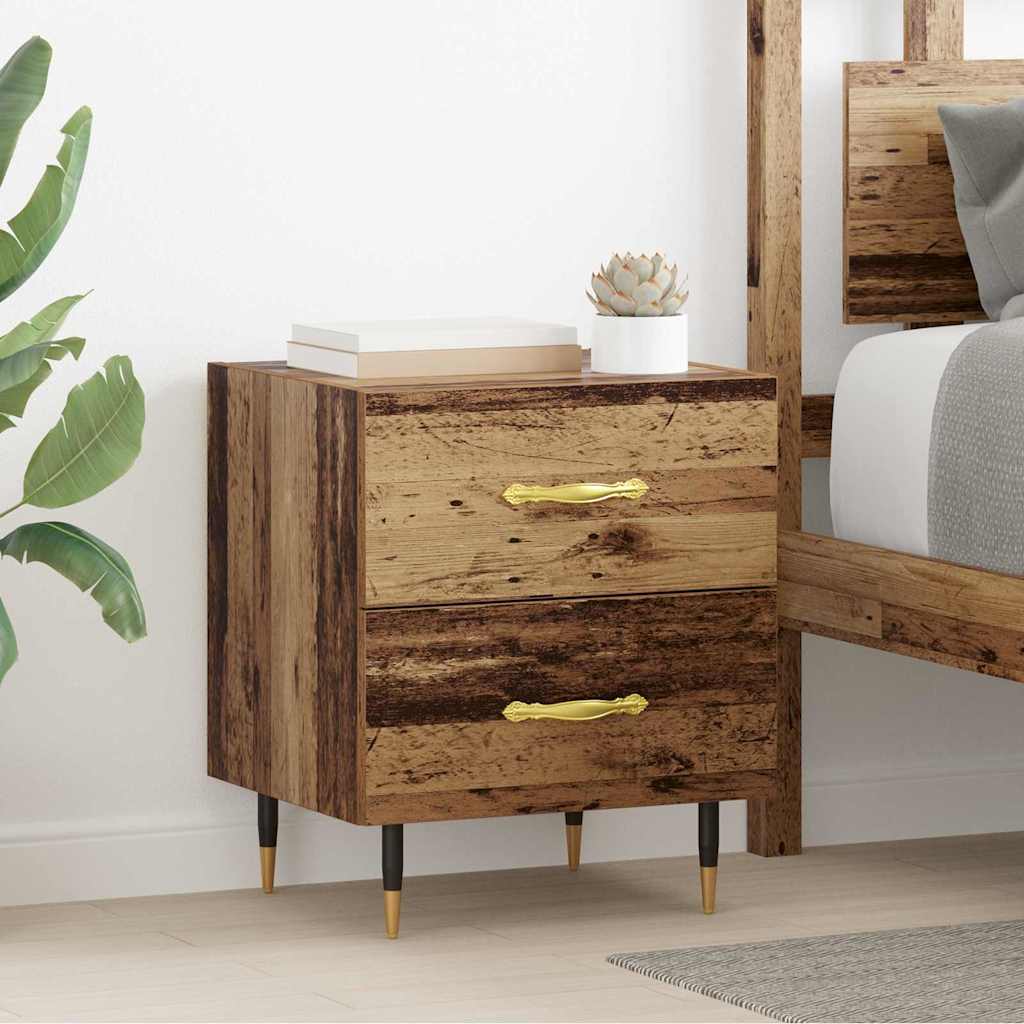 Noćni ormar Staro drvo 40 x 35 x 47,5 cm Konstruirano drvo