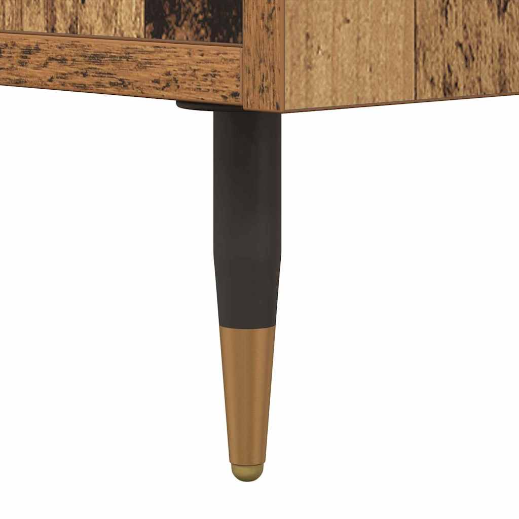 Noćni ormar s ladicama 2 pcs Staro drvo 40 x 35 x 47,5 cm