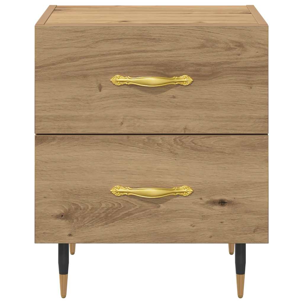 Noćni ormar s ladicama Umjetnički hrast 40 x 35 x 47,5 cm