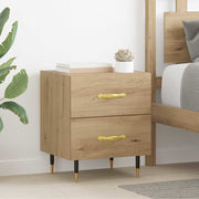 Noćni ormar s ladicama 2 pcs Umjetnički hrast 40 x 35 x 47,5 cm
