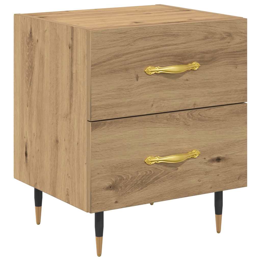 Noćni ormar s ladicama 2 pcs Umjetnički hrast 40 x 35 x 47,5 cm