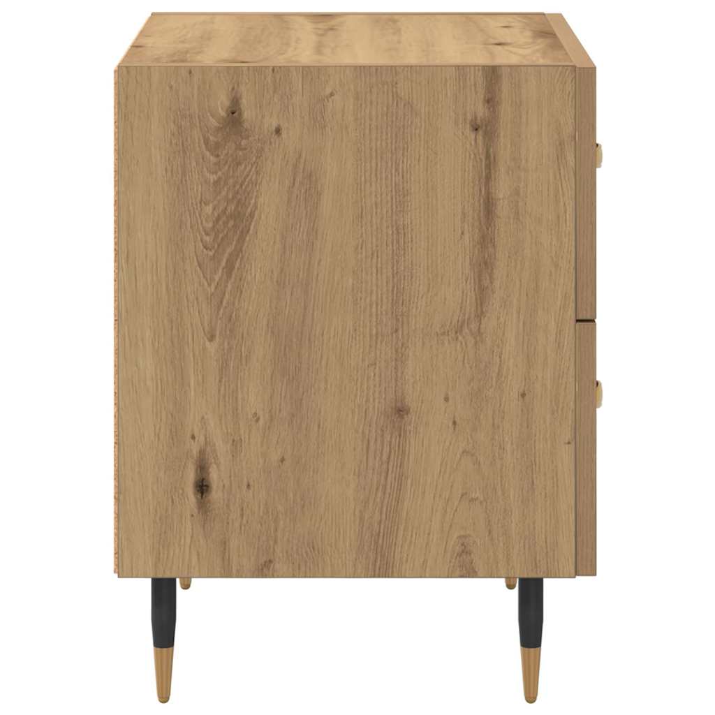 Noćni ormar s ladicama 2 pcs Umjetnički hrast 40 x 35 x 47,5 cm