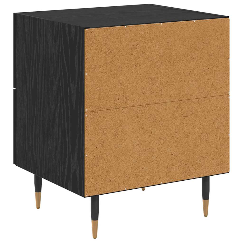 Noćni ormar Crni hrast 40 x 35 x 47,5 cm Konstruirano drvo