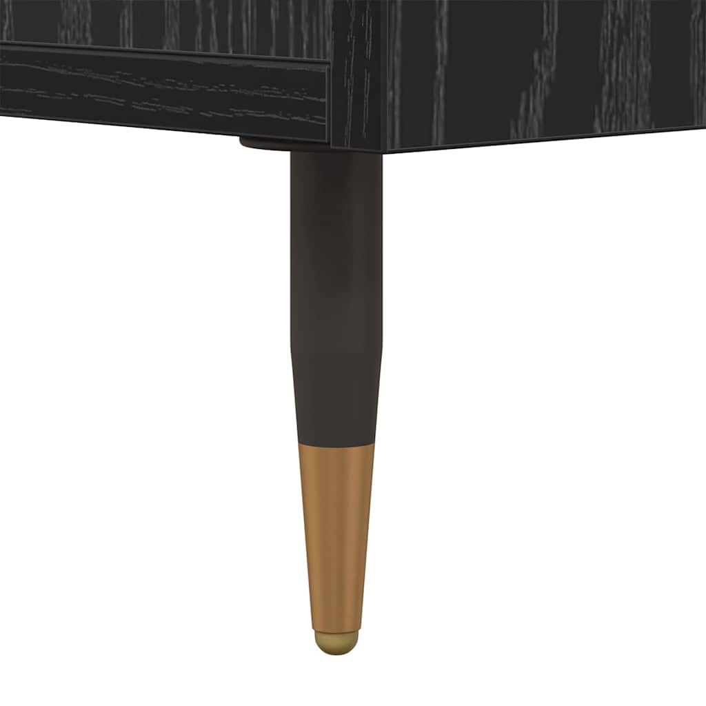 Noćni ormar s ladicama 2 pcs Crni hrast 40 x 35 x 47,5 cm