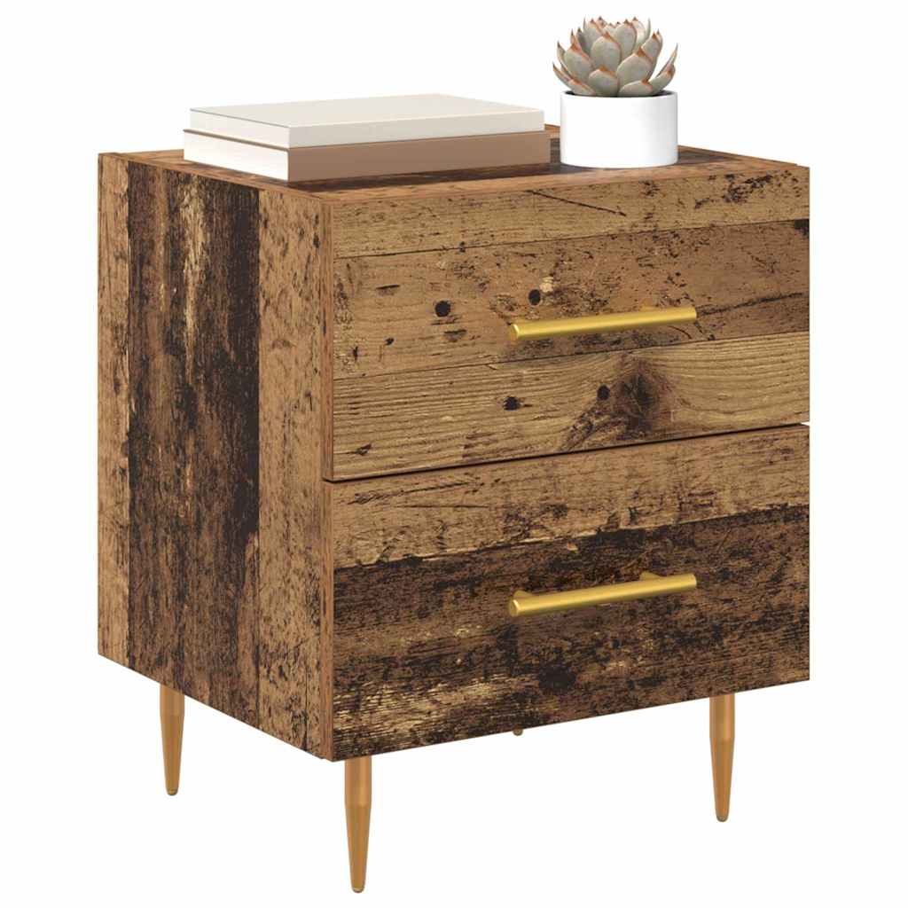 Noćni ormar Staro drvo 40 x 35 x 47,5 cm Konstruirano drvo