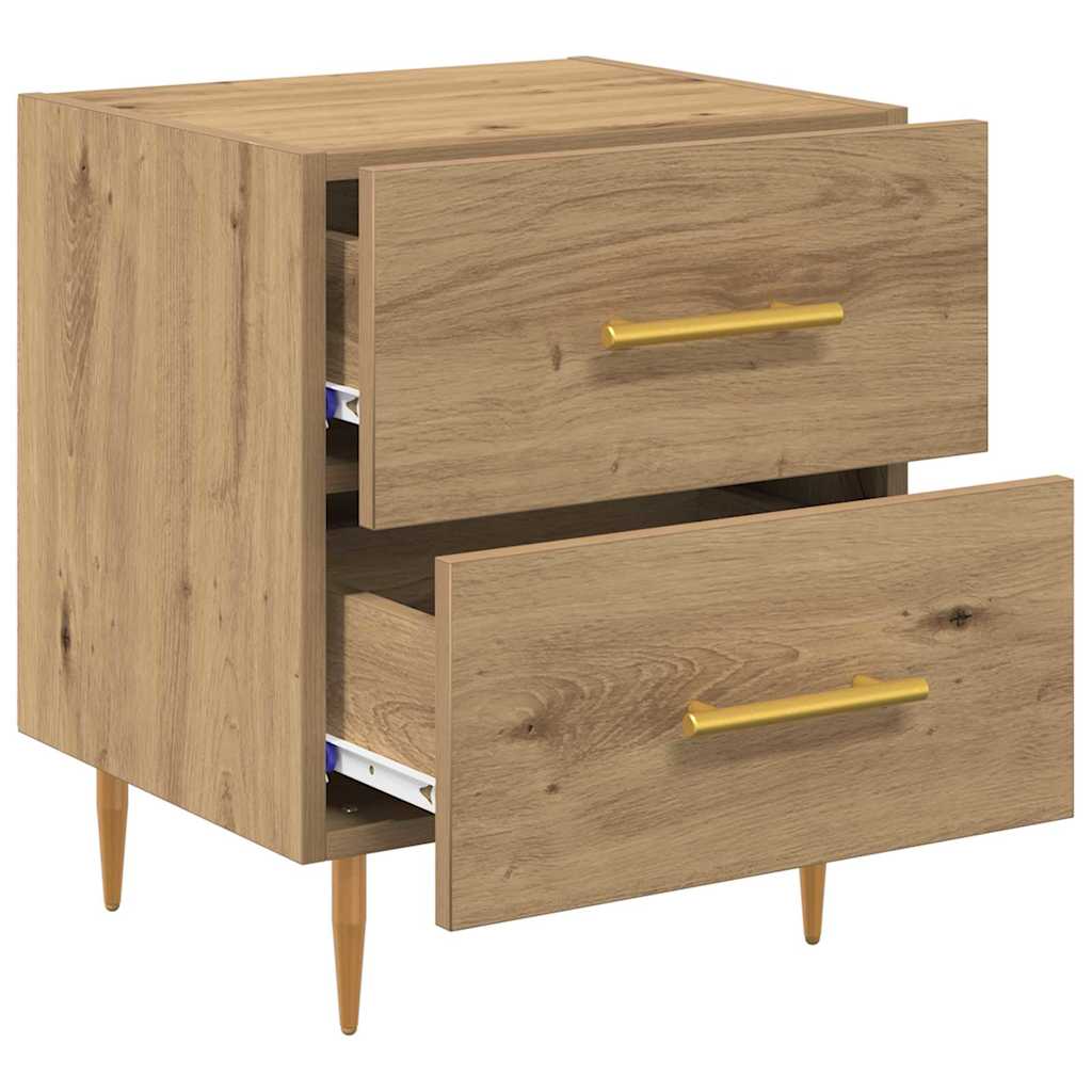 Noćni ormar s ladicama 2 pcs Umjetnički hrast 40 x 35 x 47,5 cm