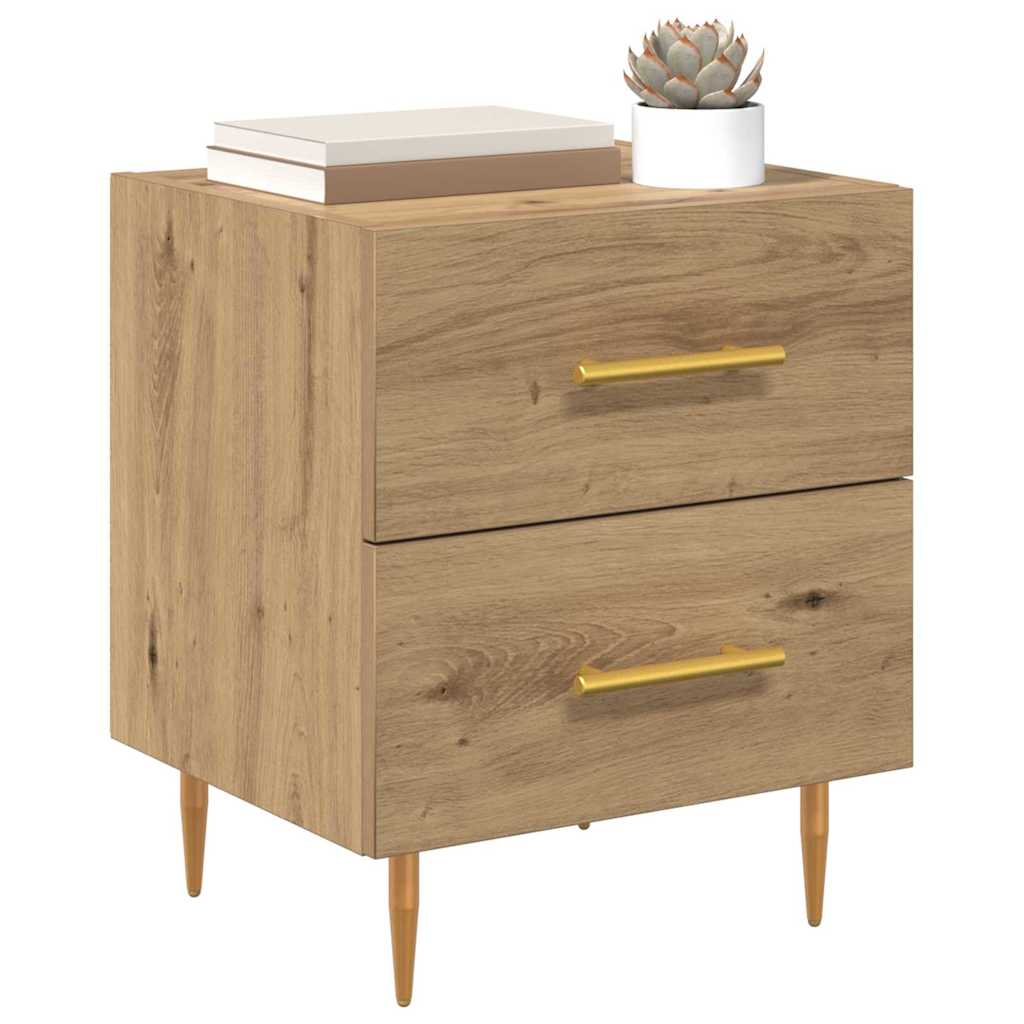Noćni ormar s ladicama 2 pcs Umjetnički hrast 40 x 35 x 47,5 cm