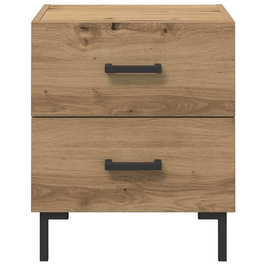 Noćni ormar s ladicama Umjetnički hrast 40 x 35 x 47,5 cm