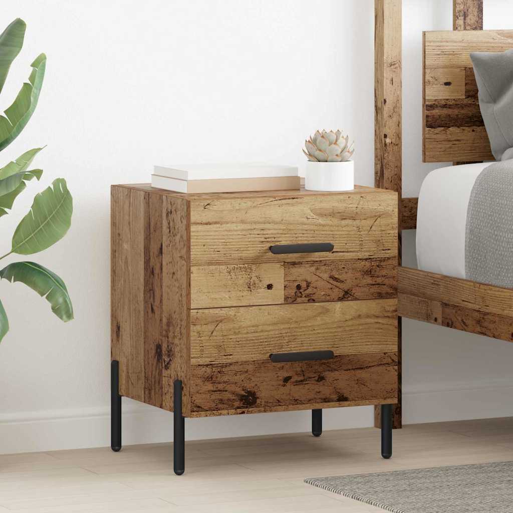 Noćni ormar Staro drvo 40 x 35 x 47,5 cm Konstruirano drvo