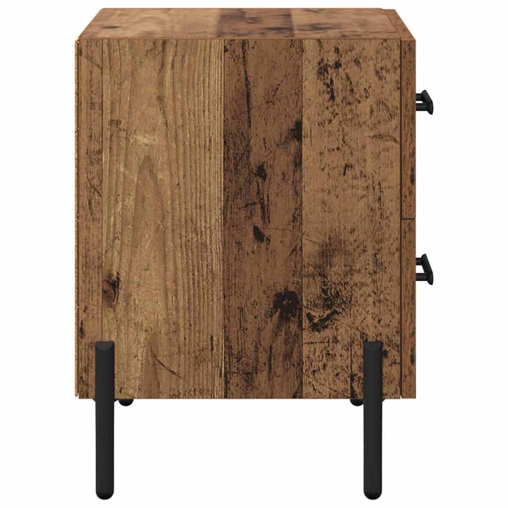 Noćni ormar Staro drvo 40 x 35 x 47,5 cm Konstruirano drvo
