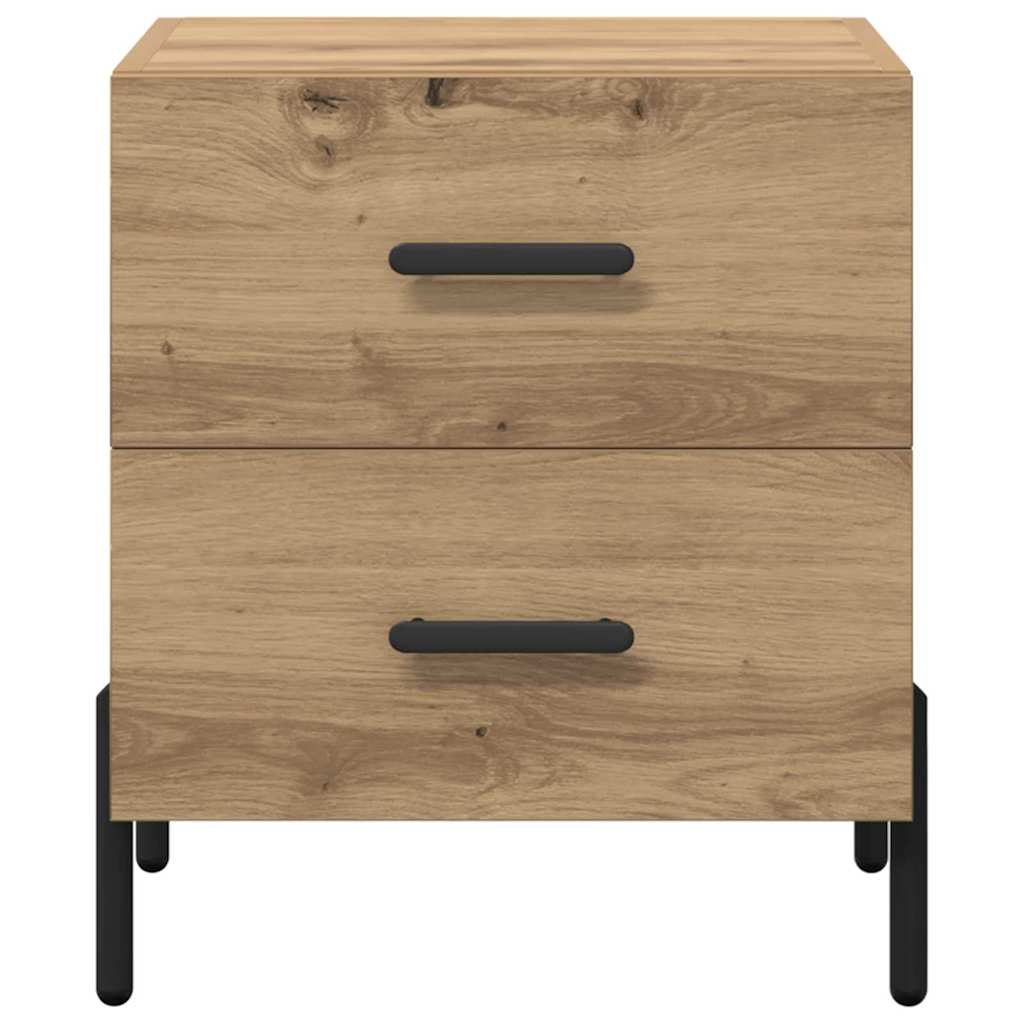 Noćni ormar s ladicama Umjetnički hrast 40 x 35 x 47,5 cm