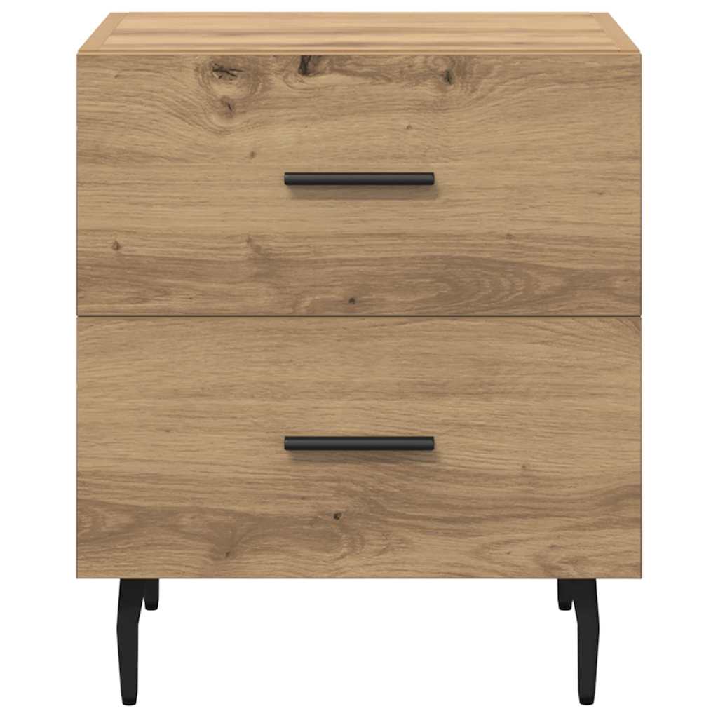 Noćni ormar s ladicama Umjetnički hrast 40 x 35 x 47,5 cm