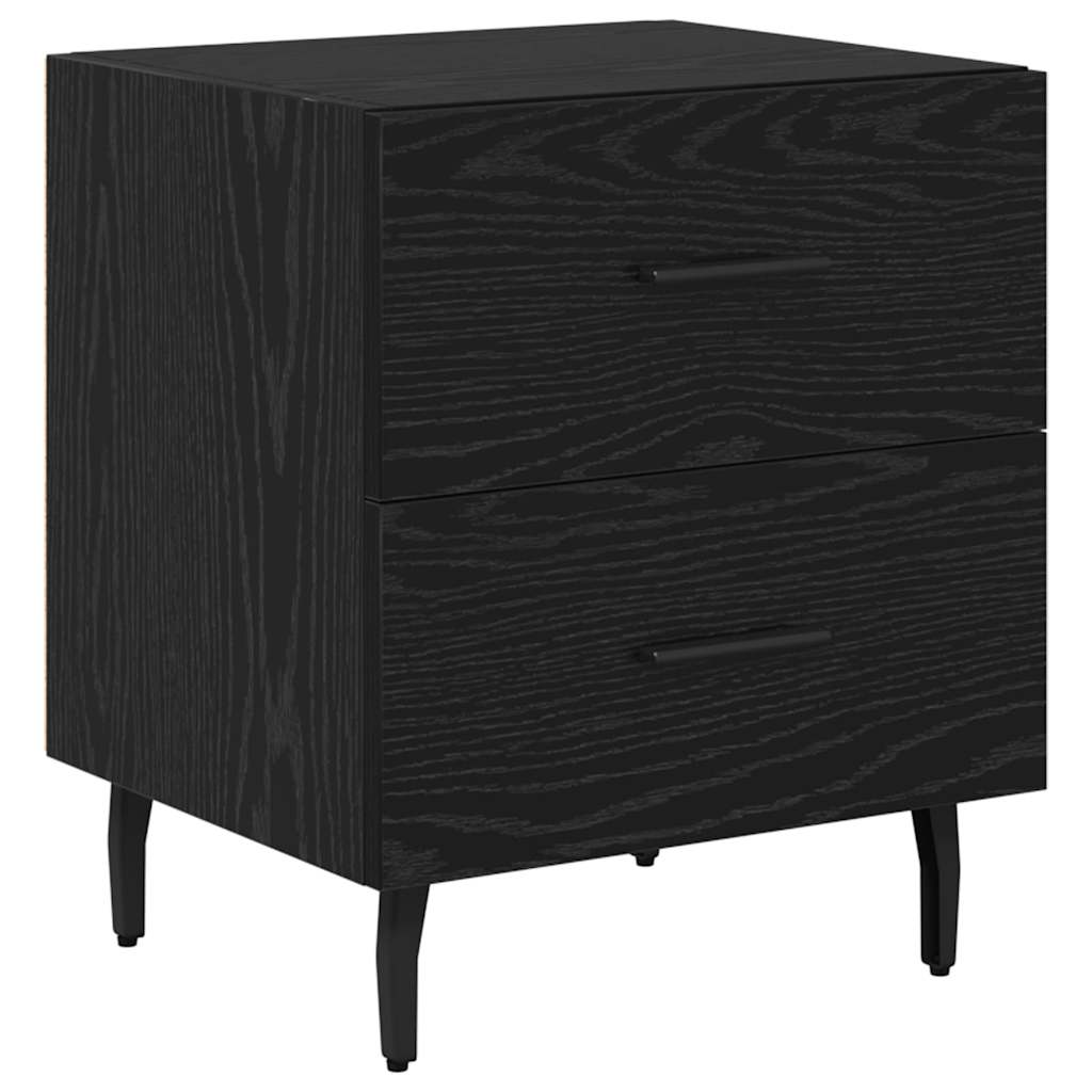 Noćni ormar Crni hrast 40 x 35 x 47,5 cm Konstruirano drvo