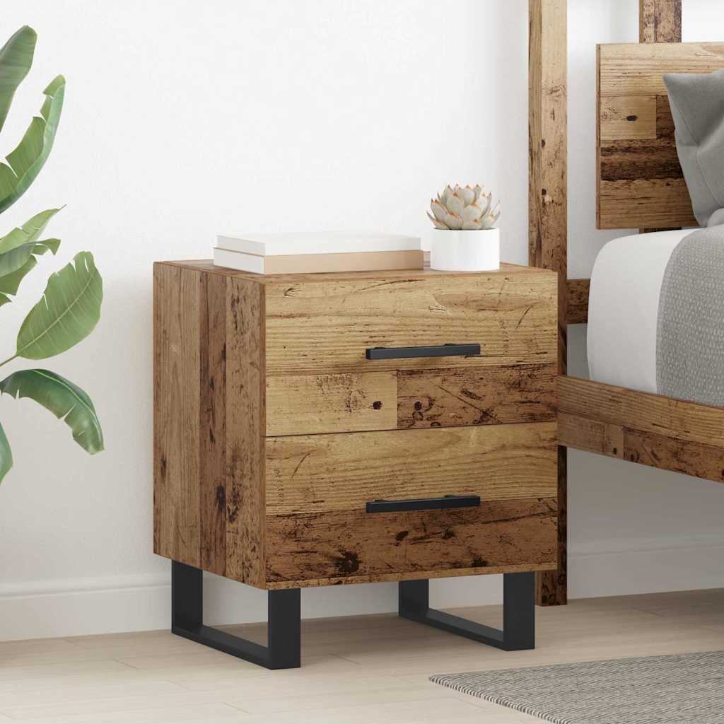 Noćni ormar Staro drvo 40 x 35 x 47,5 cm Konstruirano drvo